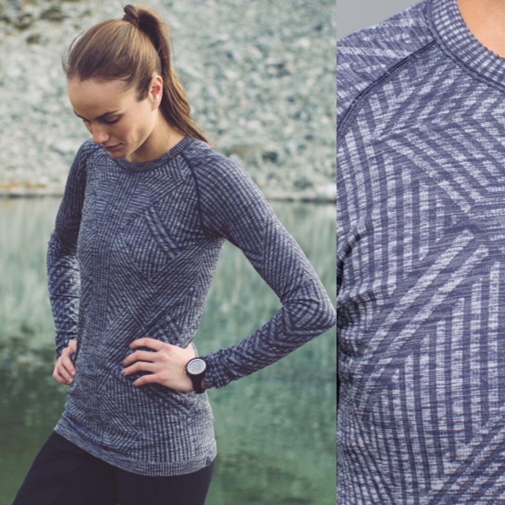 Lululemon Rest Less Pullover Run Sweater LS Top